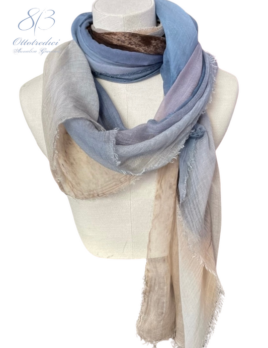 813 | Ottotredici | Horse Print Scarf