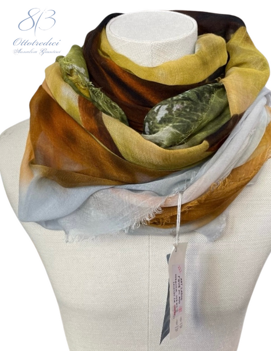 813 | Ottotredici | Horse Print Scarf