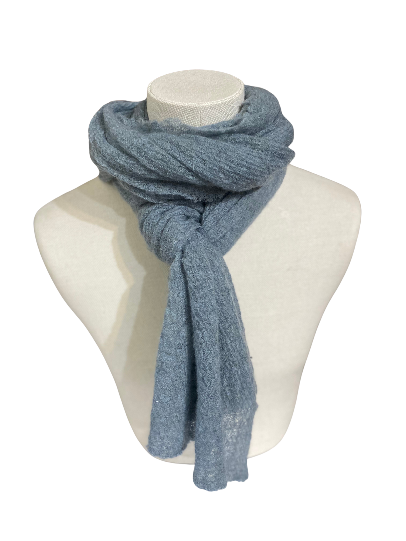 Botto Giuseppe Scarf Botto Giuseppe Thick Classic Knit Cashmere