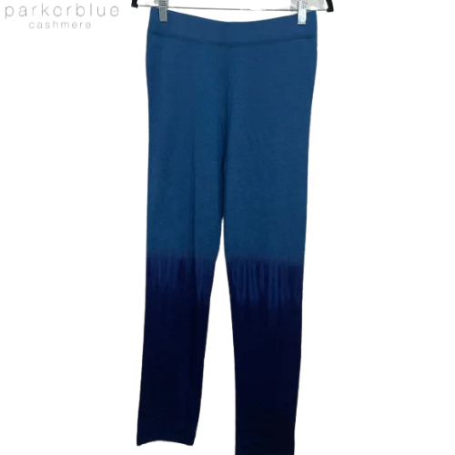 Parker Blue Cashmere black and blue ombre sweatpants