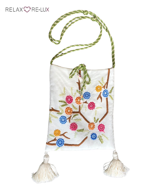 Relax Re-Lux “Molara” Upcycled Cotton Bag White