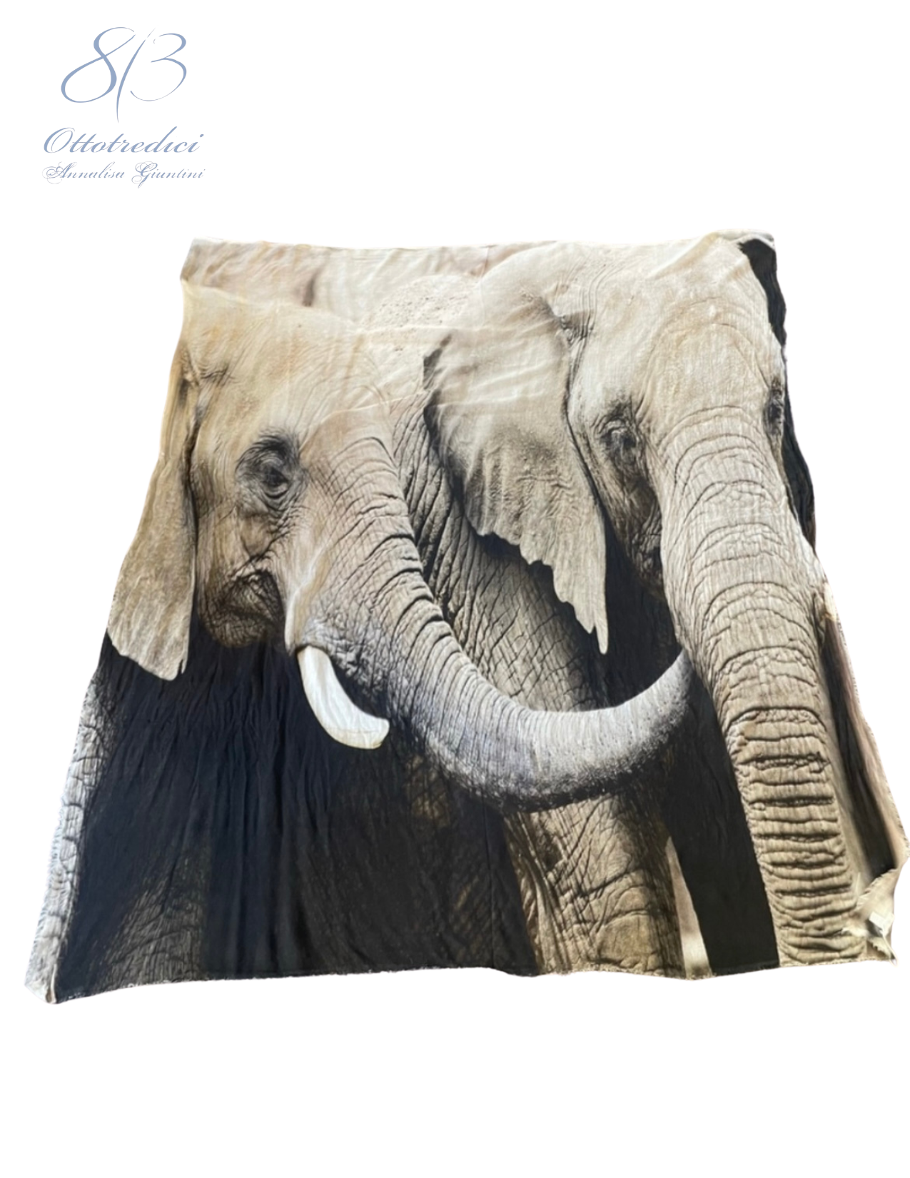 813 | Elephant Print Scarf