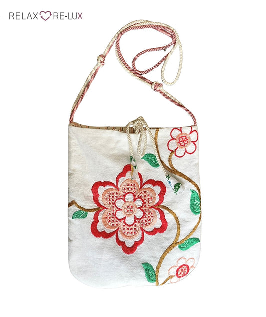 Relax Re-Lux “Vespero” Upcycled Cotton Bag White