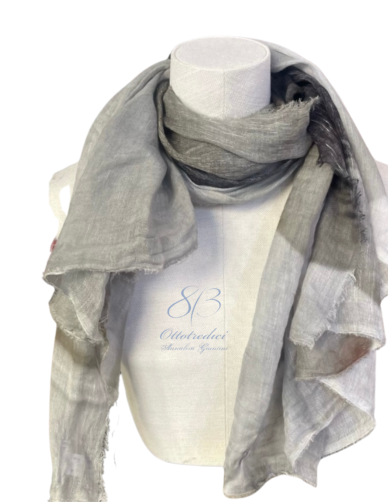 813 Ottotredici Cat Print Scarf - Main Image