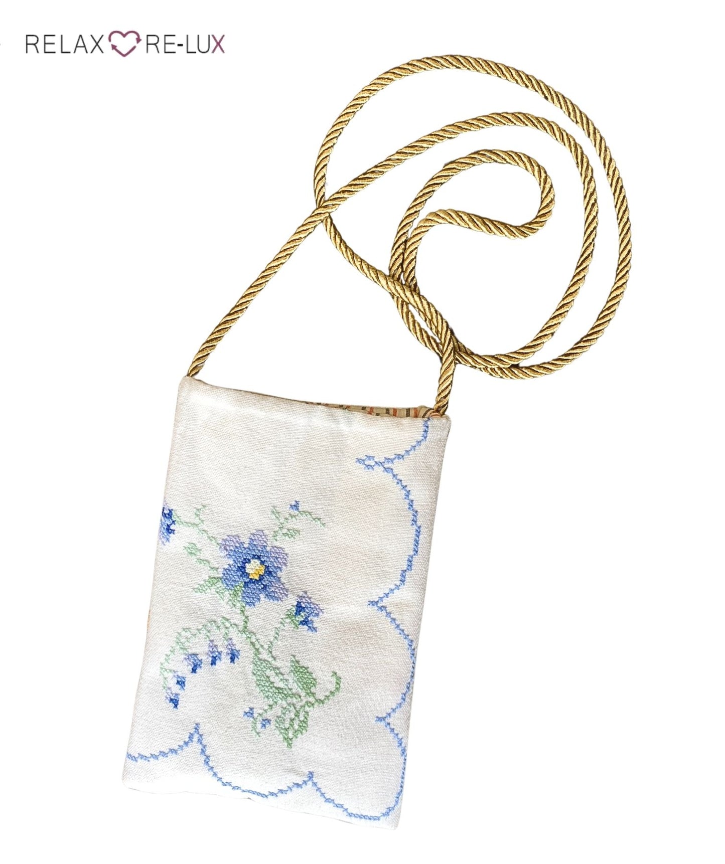 Relax Re-Lux “Vulcano” Upcycled Cotton Bag White