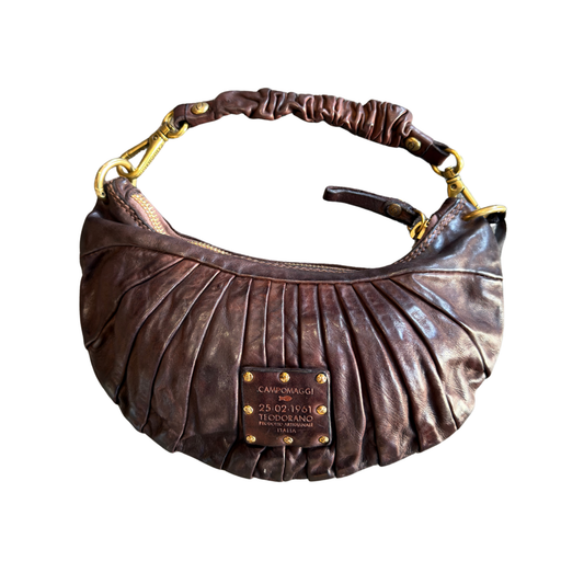 Shoulder Bag "LUNA" in Brown