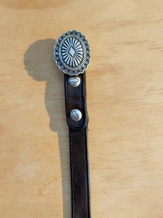 Campomaggi Leather Belt in Grigio