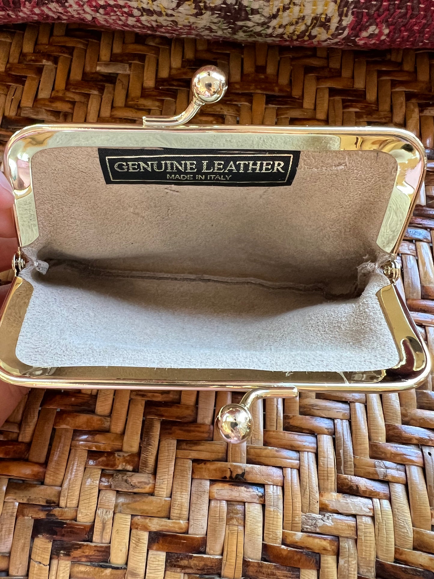 Boheme Wallet - Kiss lock Frame in Gold