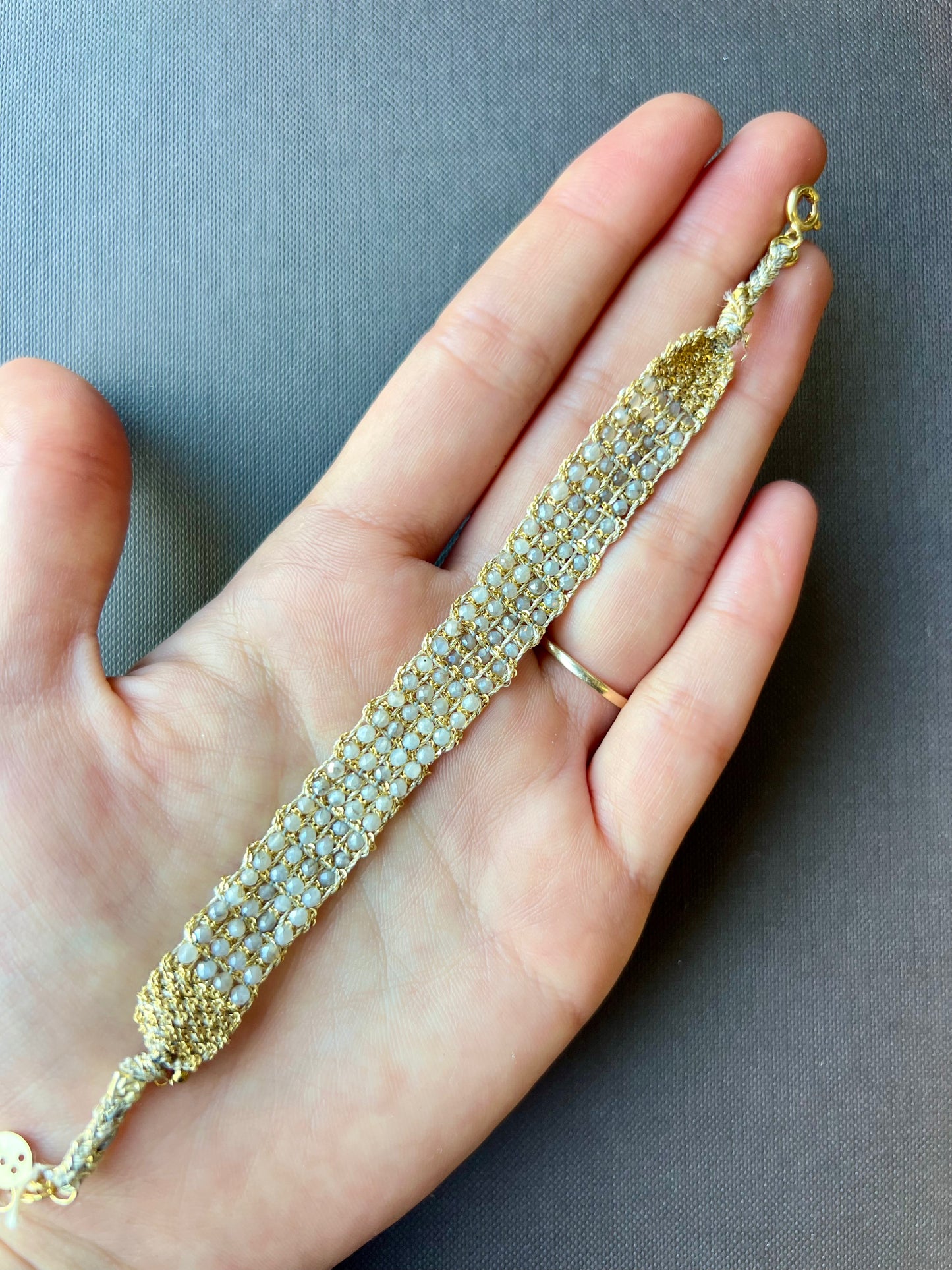 DAG Gold Mystic Moonstone Bracelet