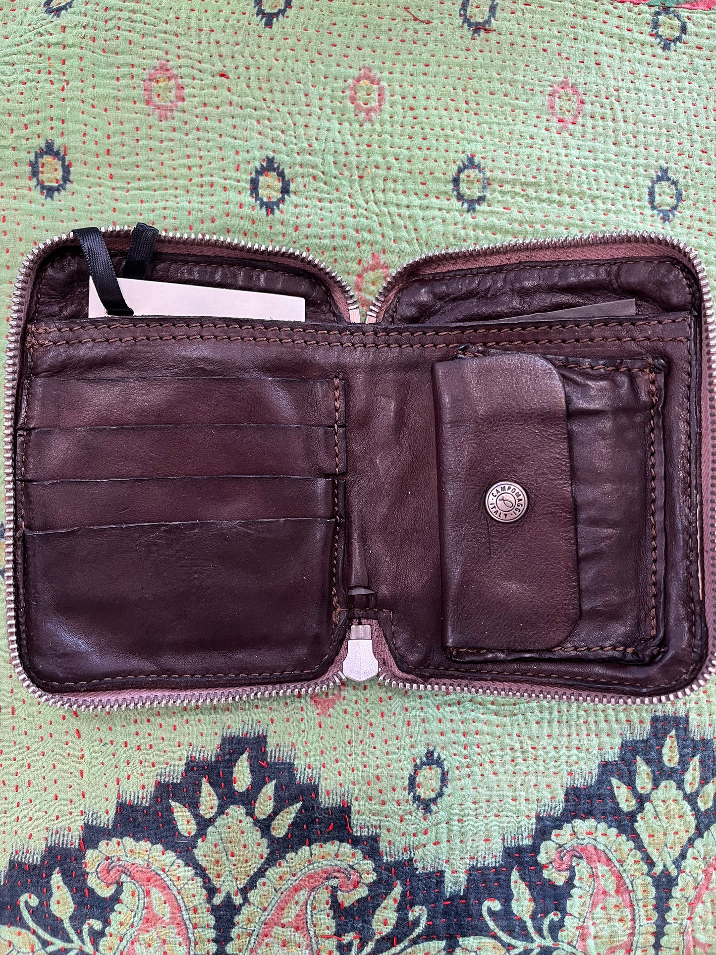 Campomaggi Studded Leather Wallet