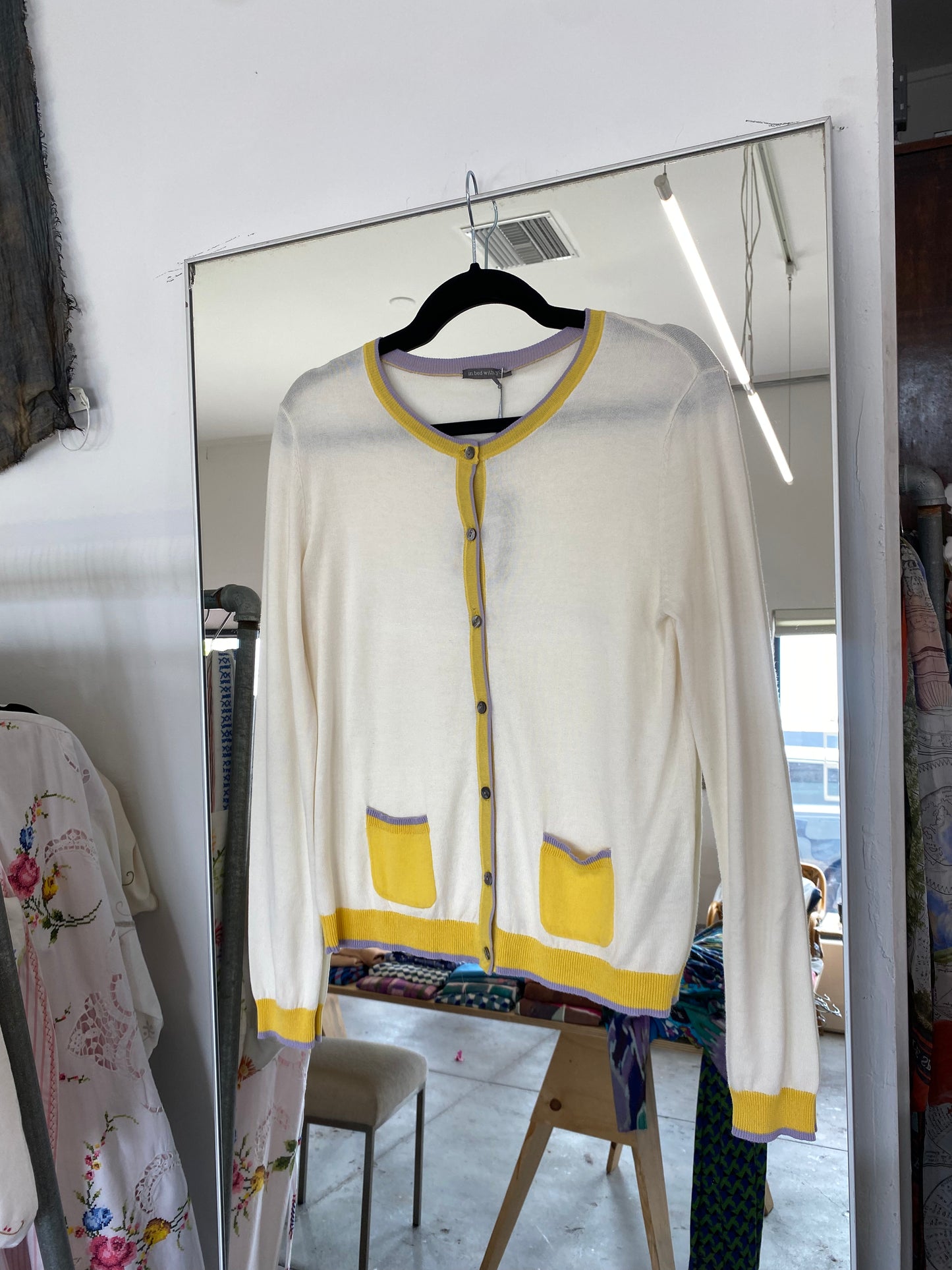 White in Bed With You Sweater