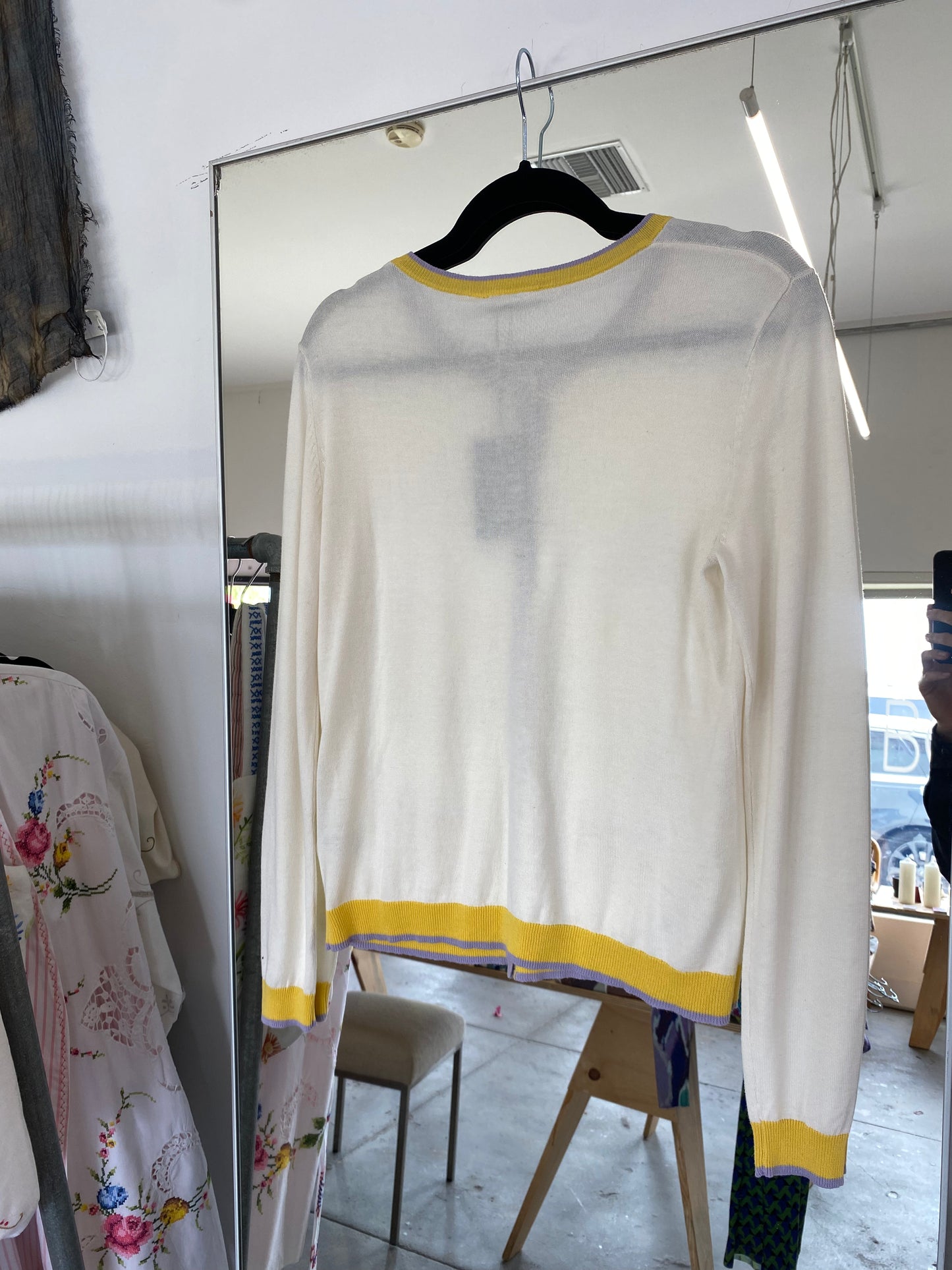 White in Bed With You Sweater