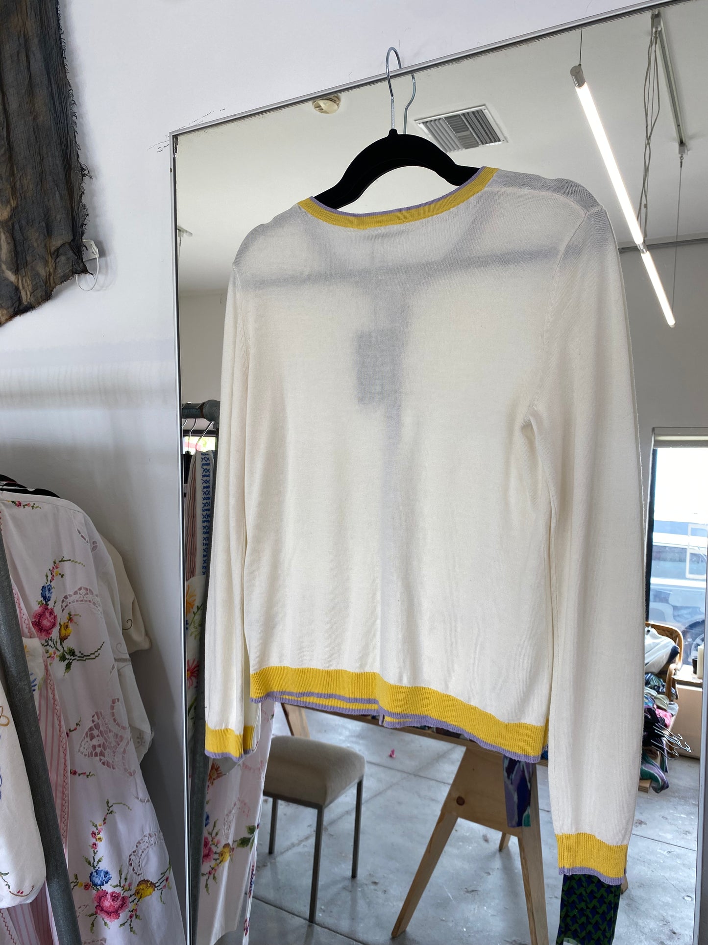 White in Bed With You Sweater