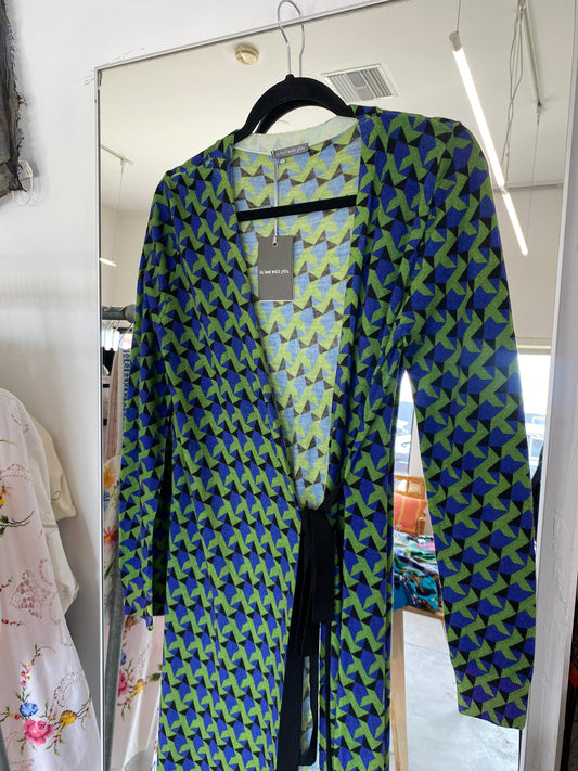 Green Long Cardigan In Bed With You