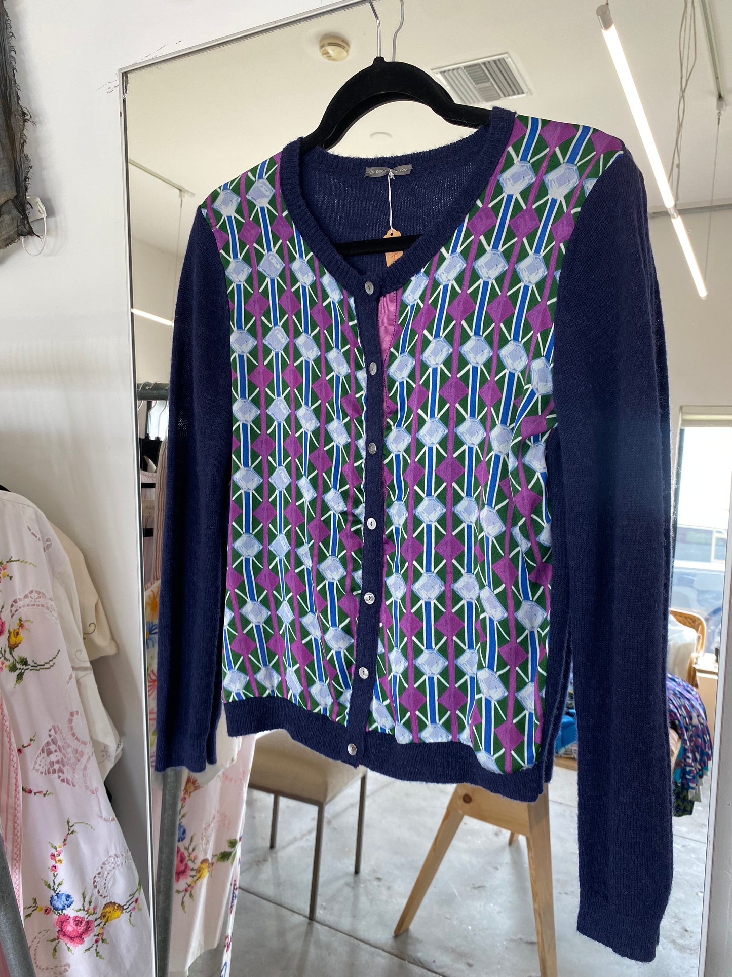 Blue and Purple In Bed With You Sweater