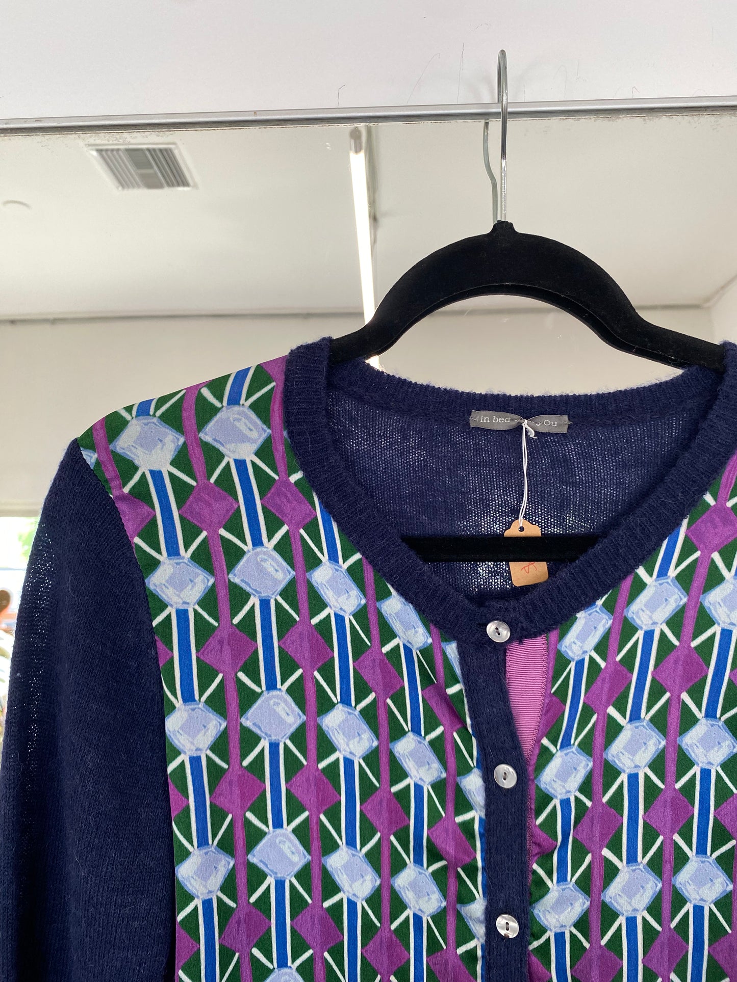 Blue and Purple In Bed With You Sweater