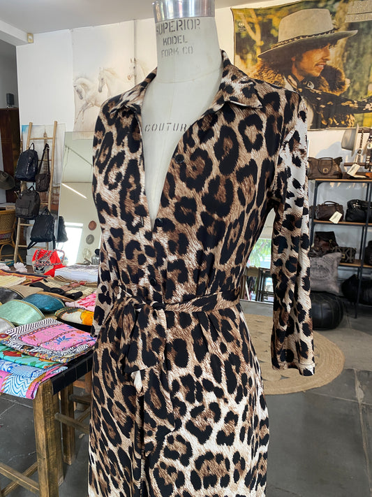 Elegance Miss Paris Leopard Dress