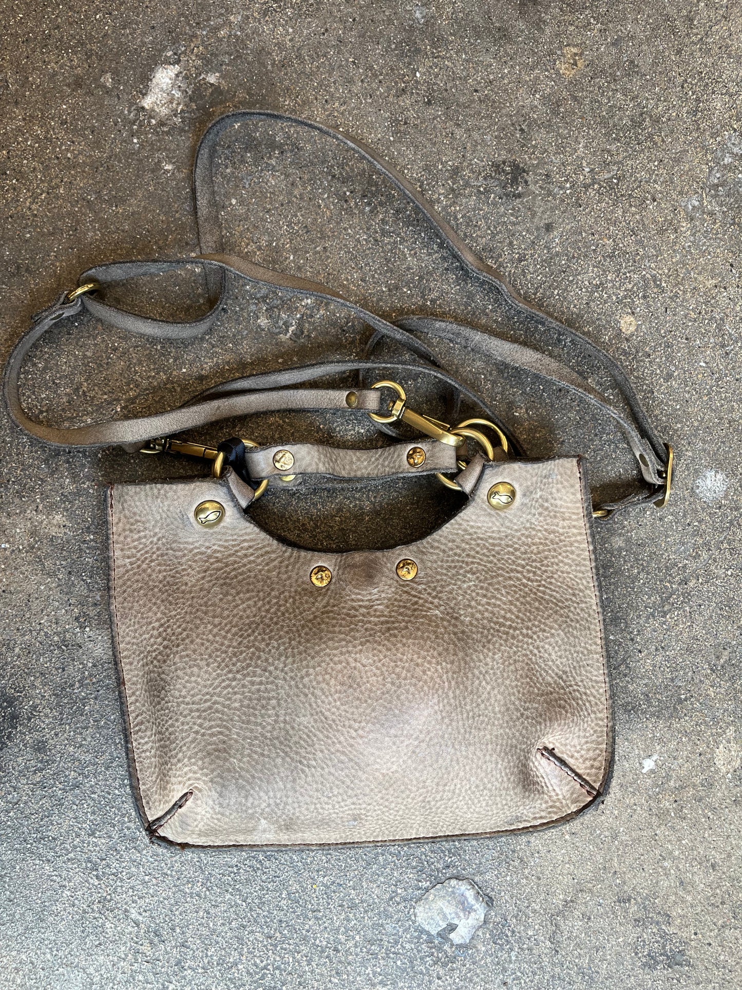 Campomaggi Luigia Bag in Cemento