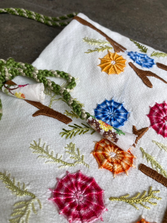 Relax Re-Lux “Molara” Upcycled Cotton Bag White