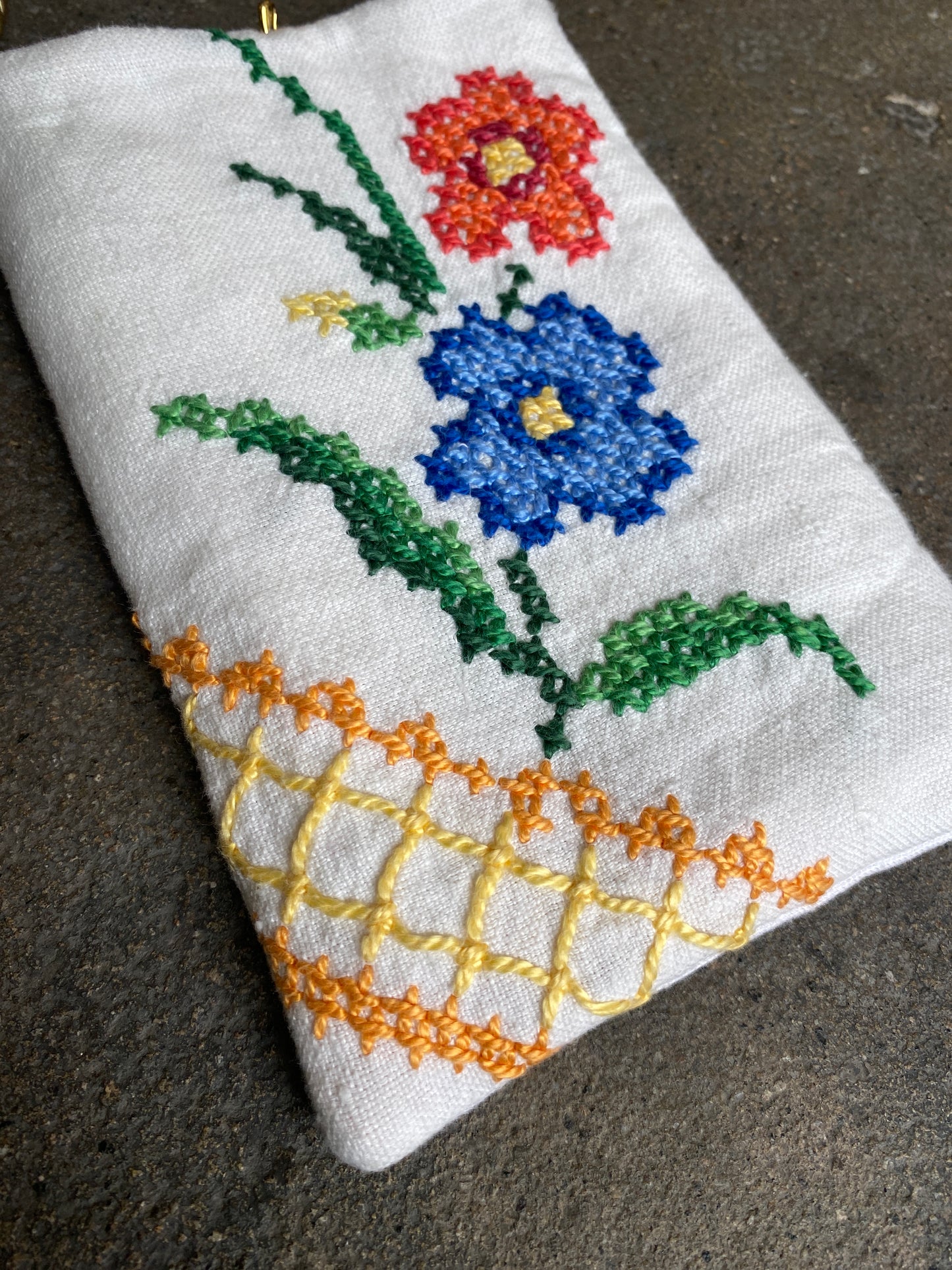 Relax Re-Lux “Vulcano” Upcycled Cotton Bag White