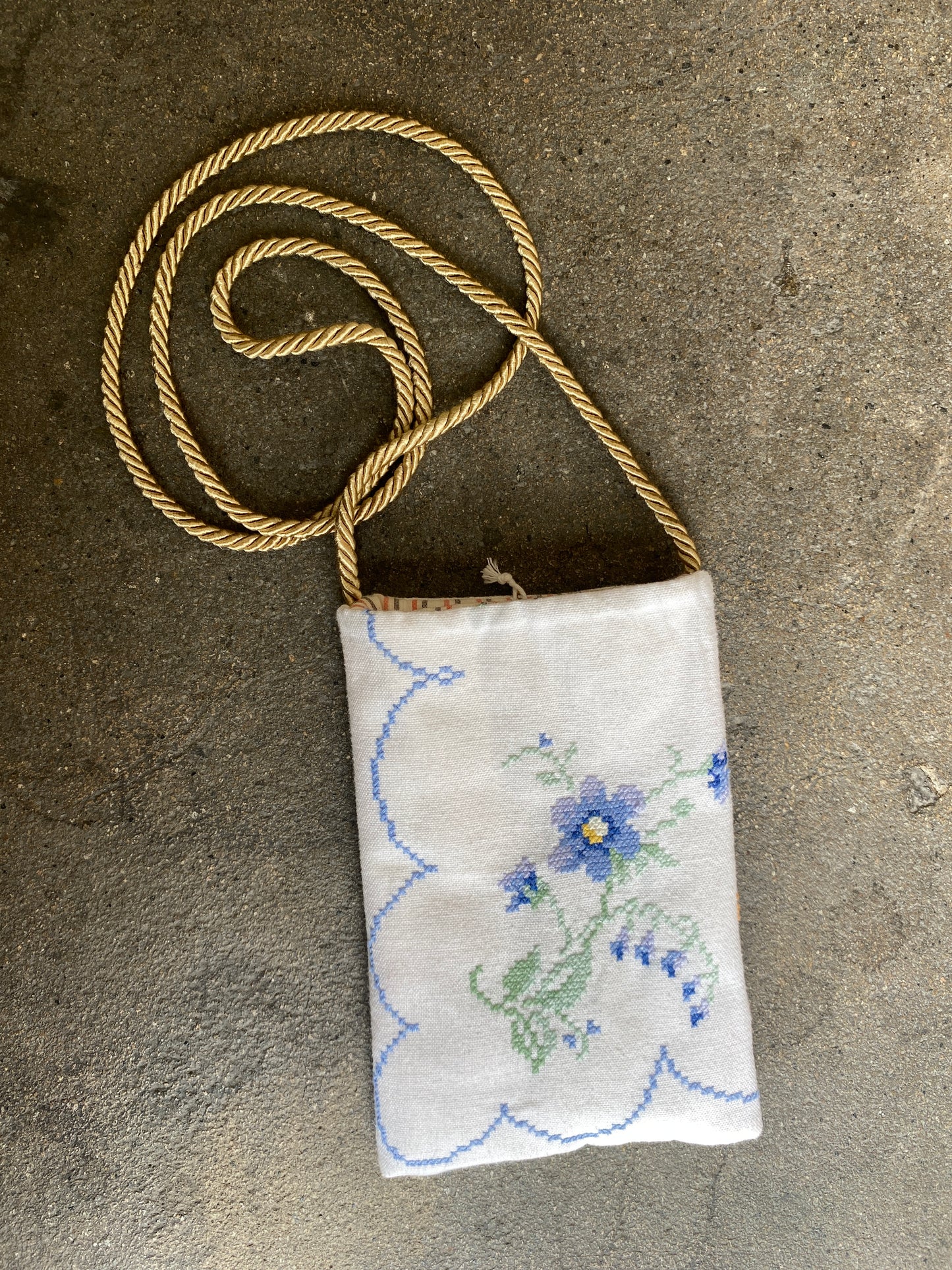 Relax Re-Lux “Vulcano” Upcycled Cotton Bag White