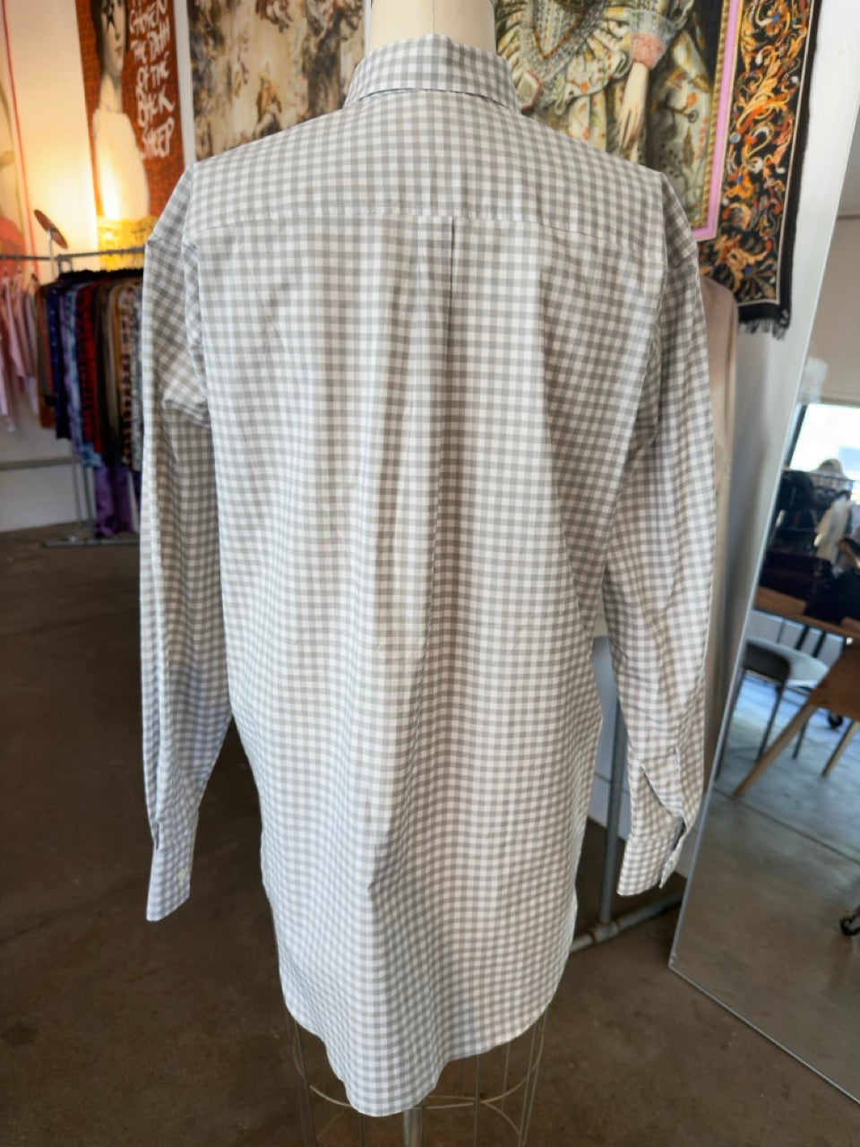 Emanuele Maffeis Art. Leone Mod. Judith Checkered Button Down Shirt