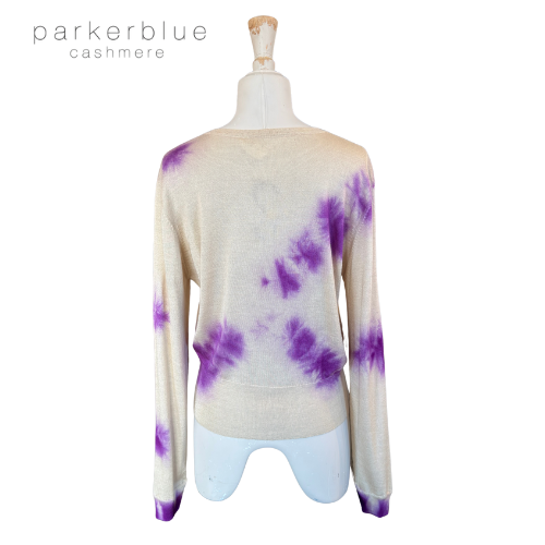 Parker Blue Cashmere Cardigan