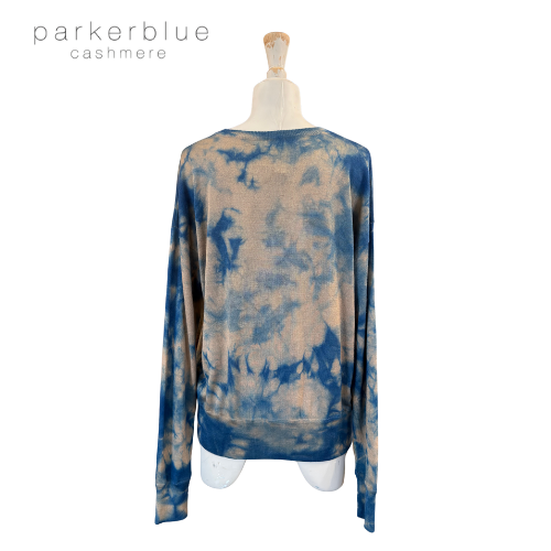 Parker Blue Cashmere Long Sleeve T-Shirt