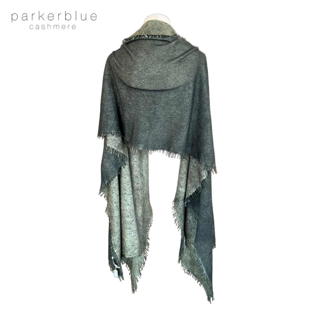 Parker Blue Felted Cashmere Scarf