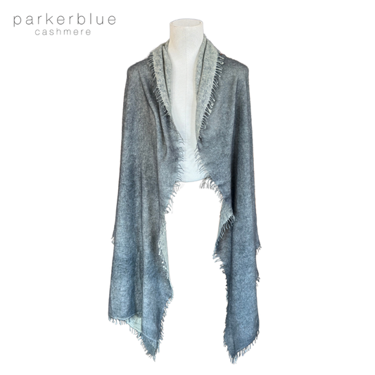 Parker Blue Felted Cashmere Scarf