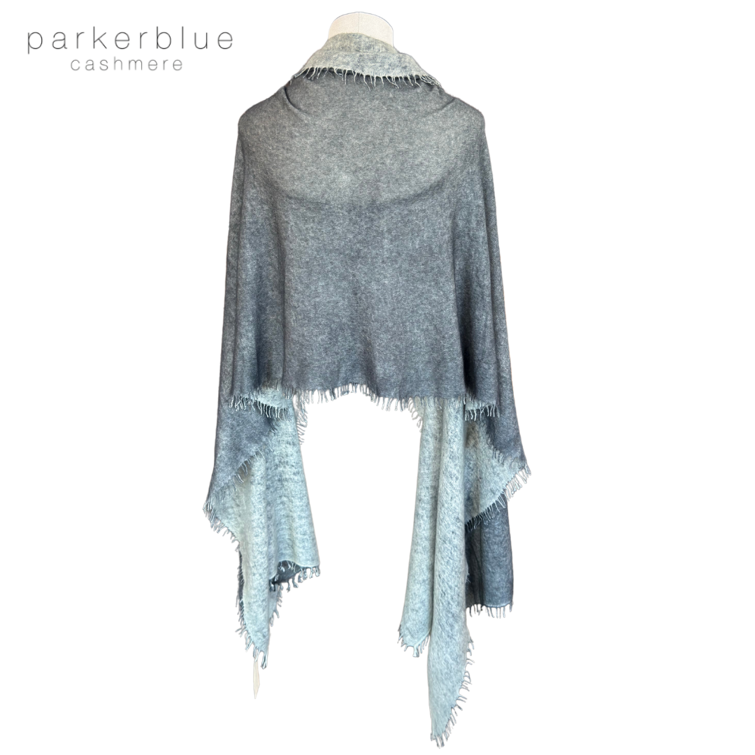 Parker Blue Felted Cashmere Scarf