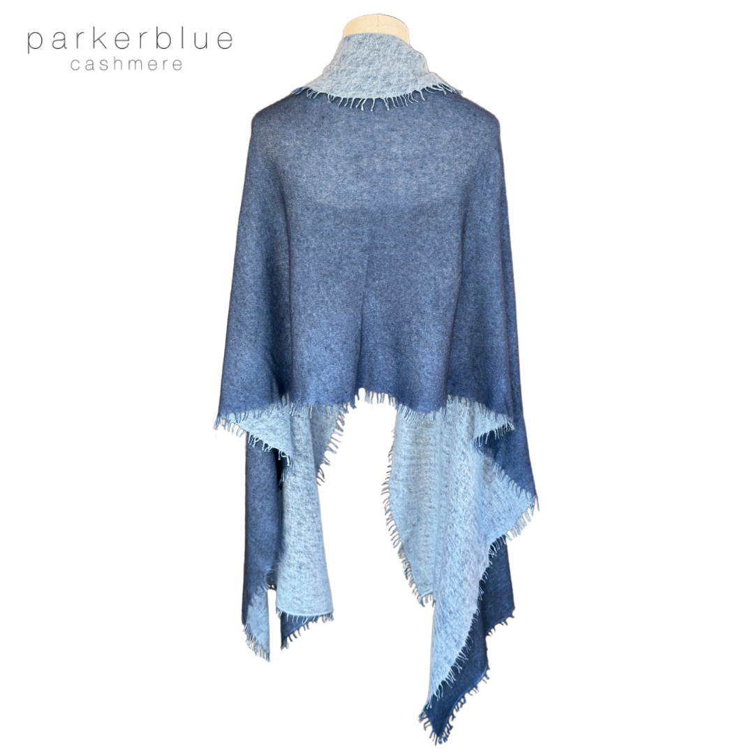 Parker Blue Felted Cashmere Scarf