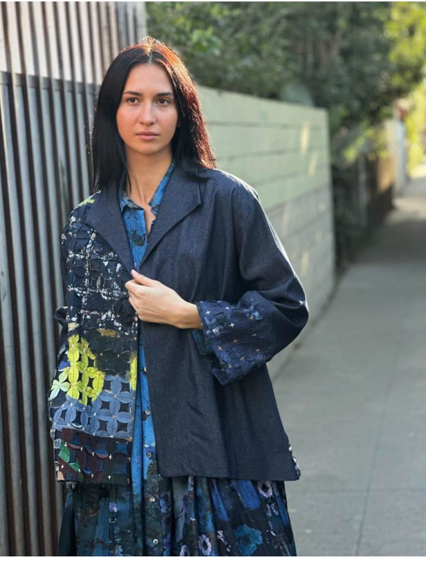 Yavi Embellished Denim Jacket