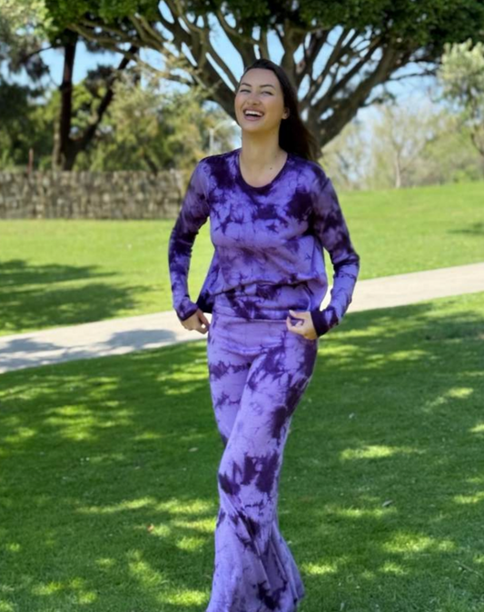 Parker Blue Cashmere Sweatpants