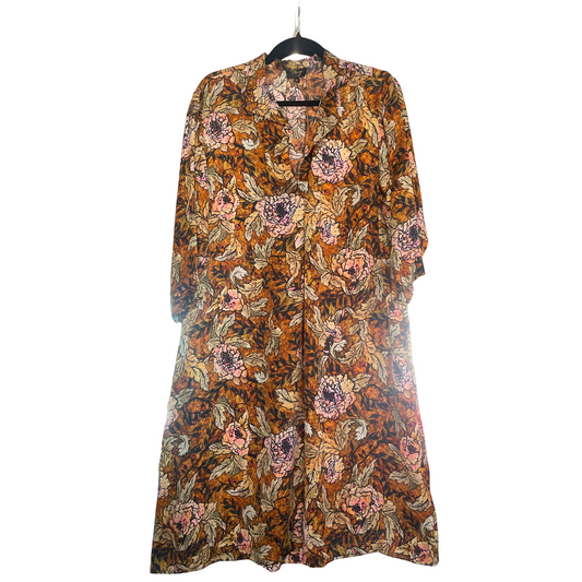 Raag Long Sleeve Autumn Floral Dress