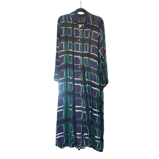 Raag Button Down Long Sleeve Dress