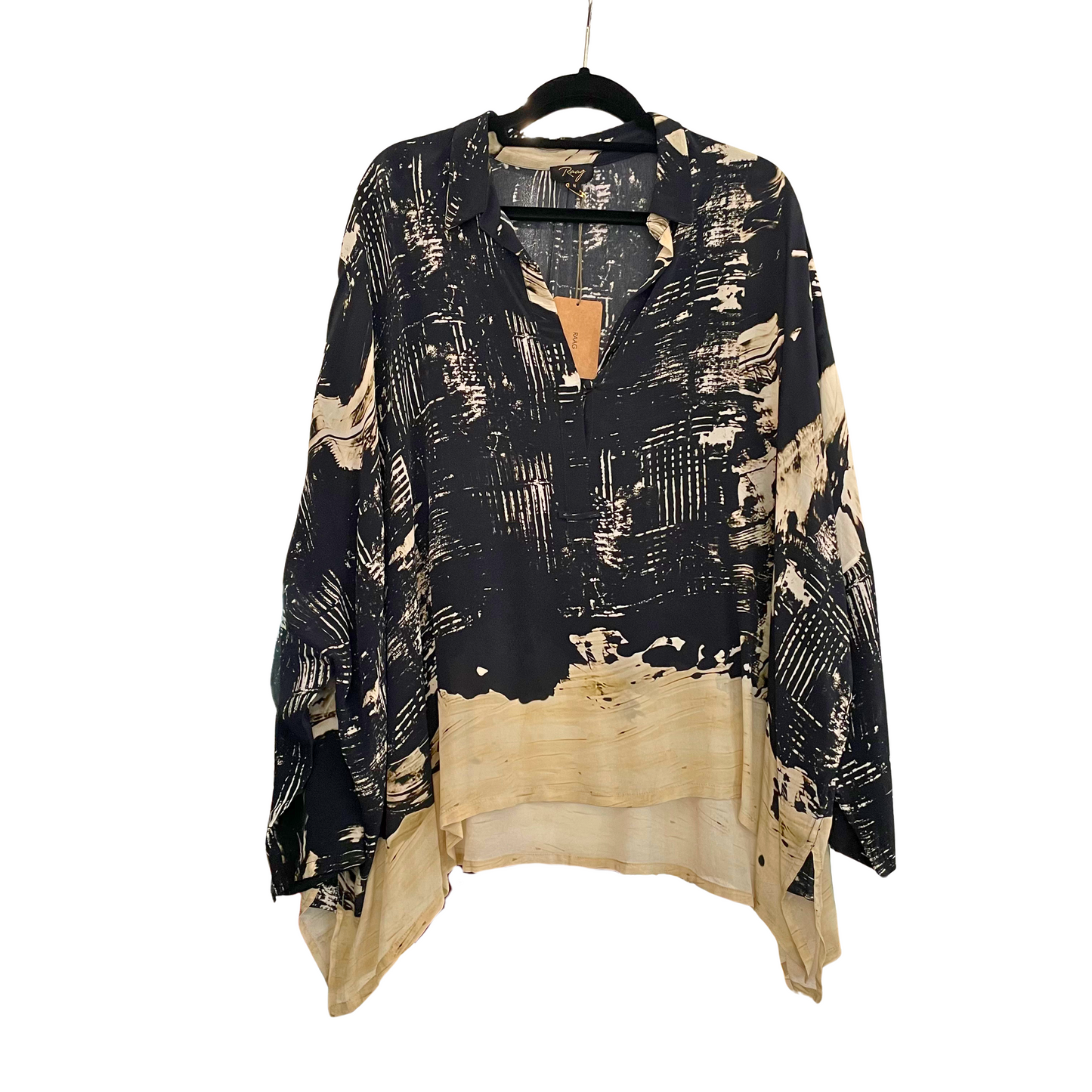 Raag Black and White Blouse