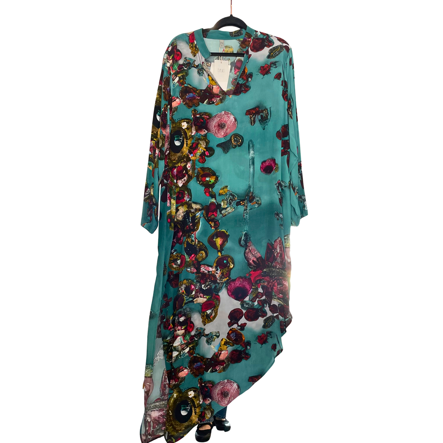 Yavi Floral Asymmetrical Dress