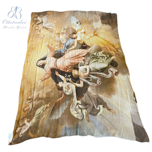 813 Ottotredici Angel Print Scarf