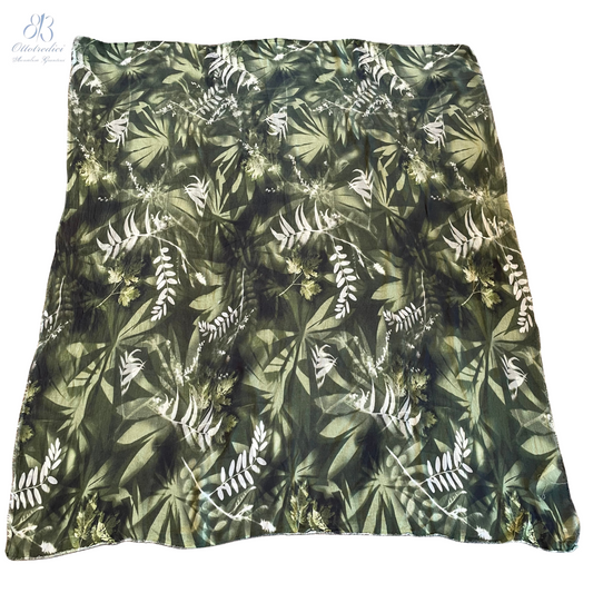 813 Ottotredici Leaf Print Scarf