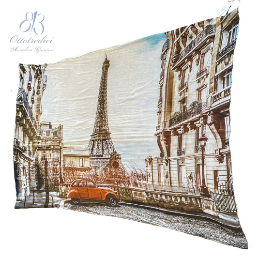 813 Ottotredici Eiffel Tower Print Scarf