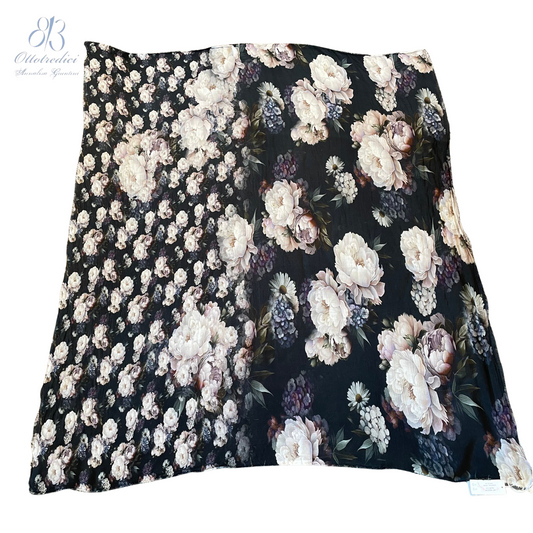 813 Ottotredici Rose Print Scarf