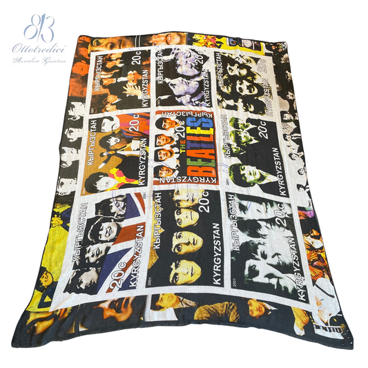 813 Ottotredici Beatles Print Scarf