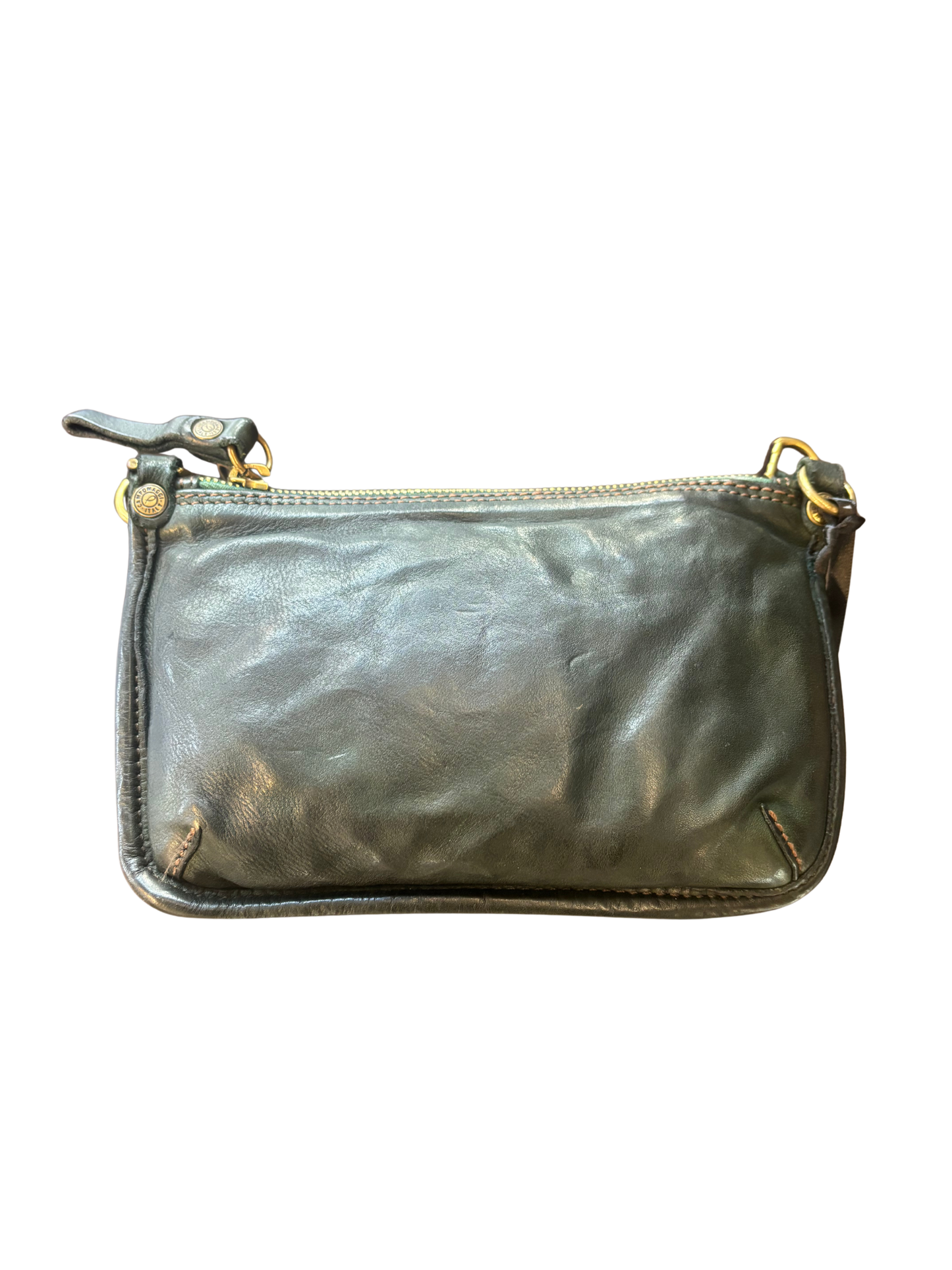 Campomaggi Leather Bag/Clutch in Bottiglia