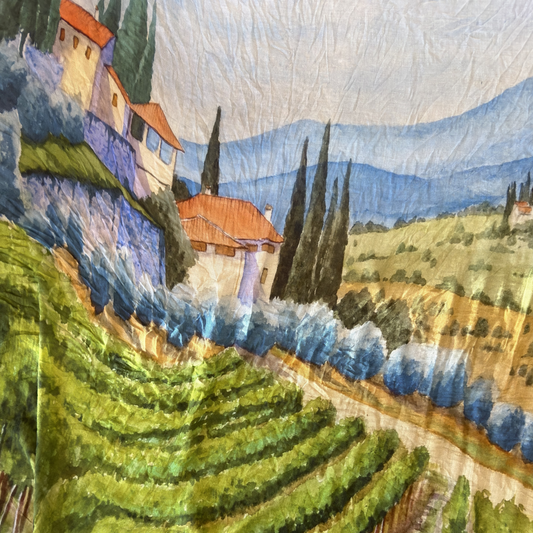 813 Ottotredici Italian Countryside Printed Scarf