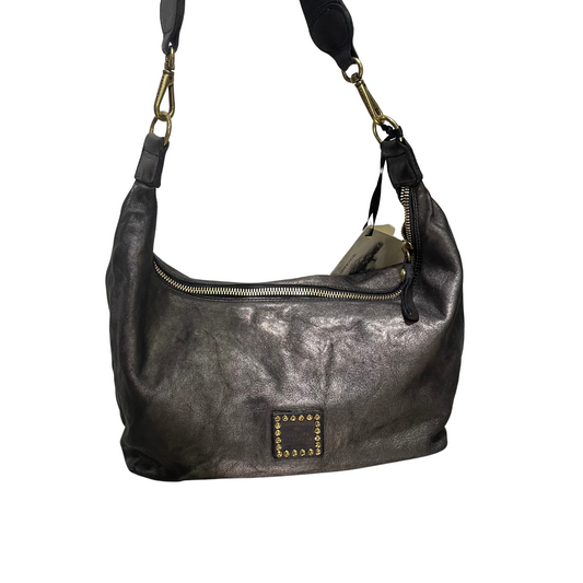 Campomaggi Metallic Shoulder Bag in Grigio