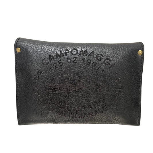 Campomaggi Lazer Cut Wallet in Nero