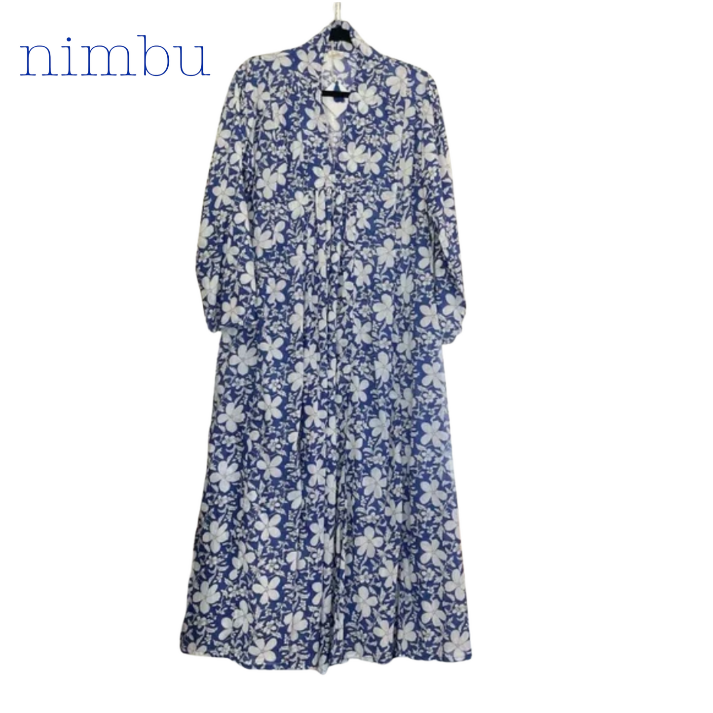 Nimbu Salina Dress in Poppy Blue