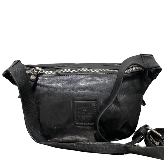Campomaggi Fanny Pack with Buckle Detail in Nero