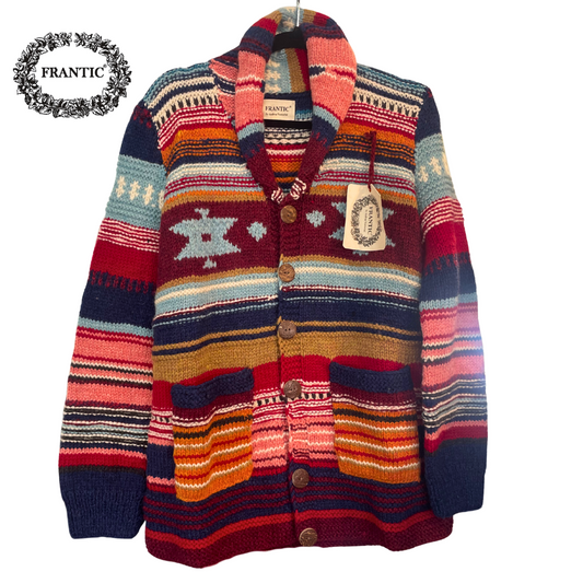 Frantic Santa De Cardigan Sweater